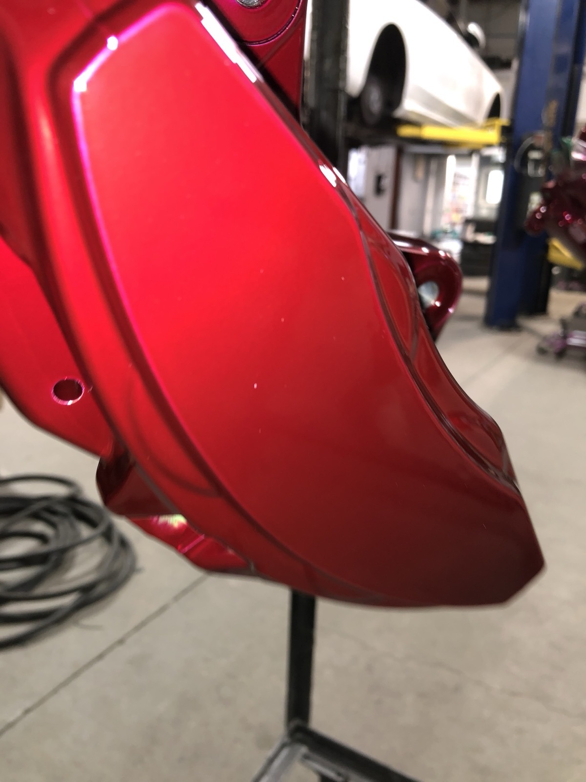 Auto painting detail