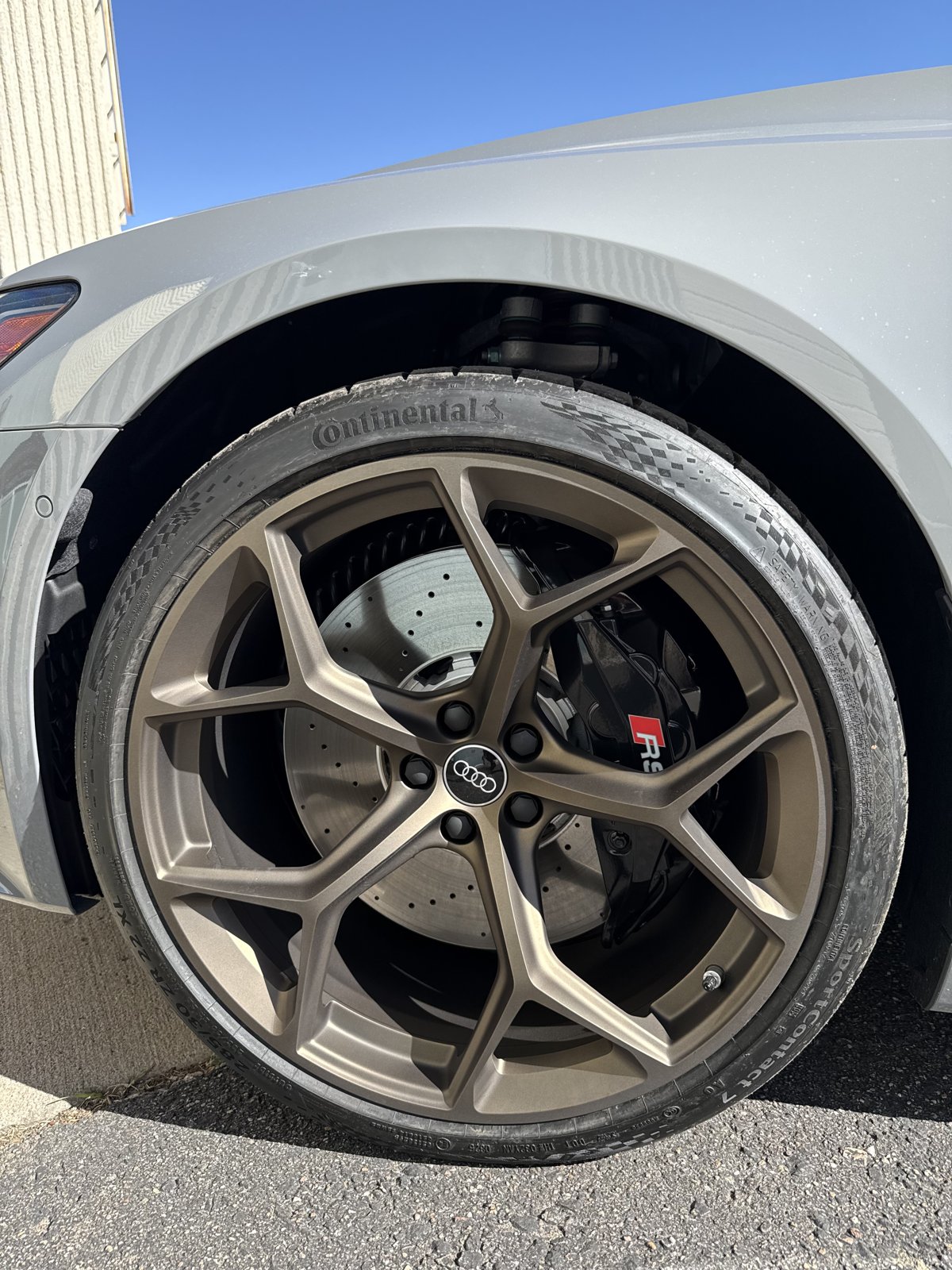 Audi R8 wheel before powder coating