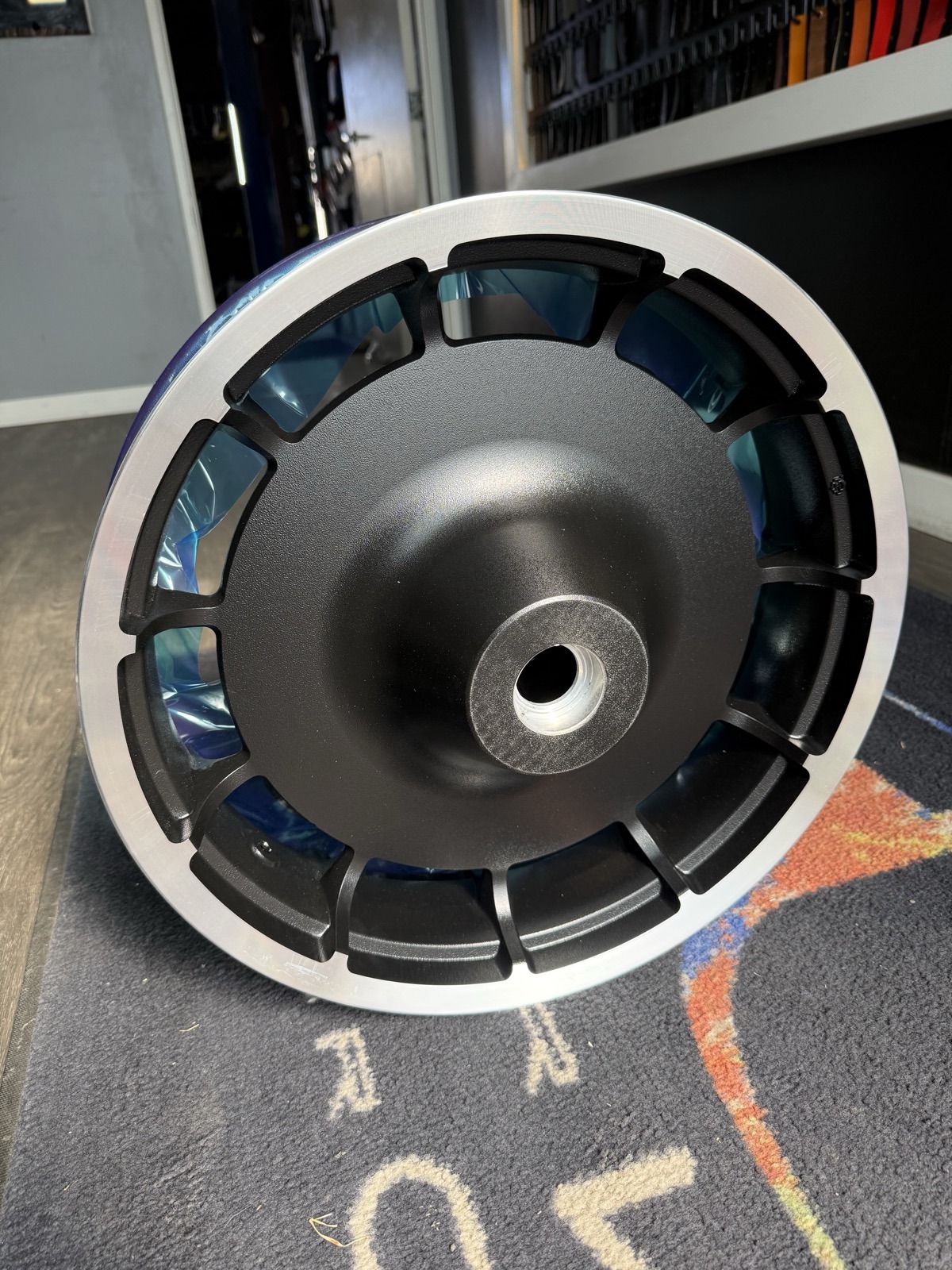 Harley Davidson wheel powder coated Denver