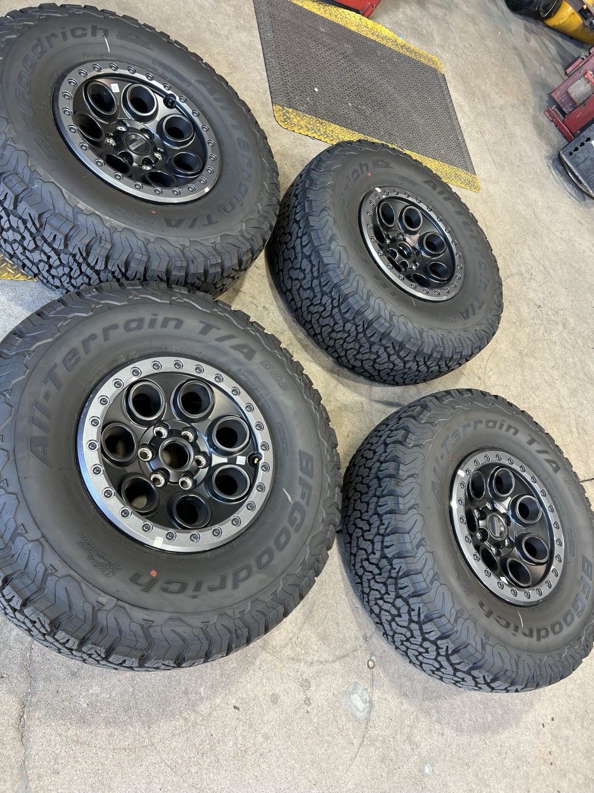 Beadlock wheels powder coated Denver