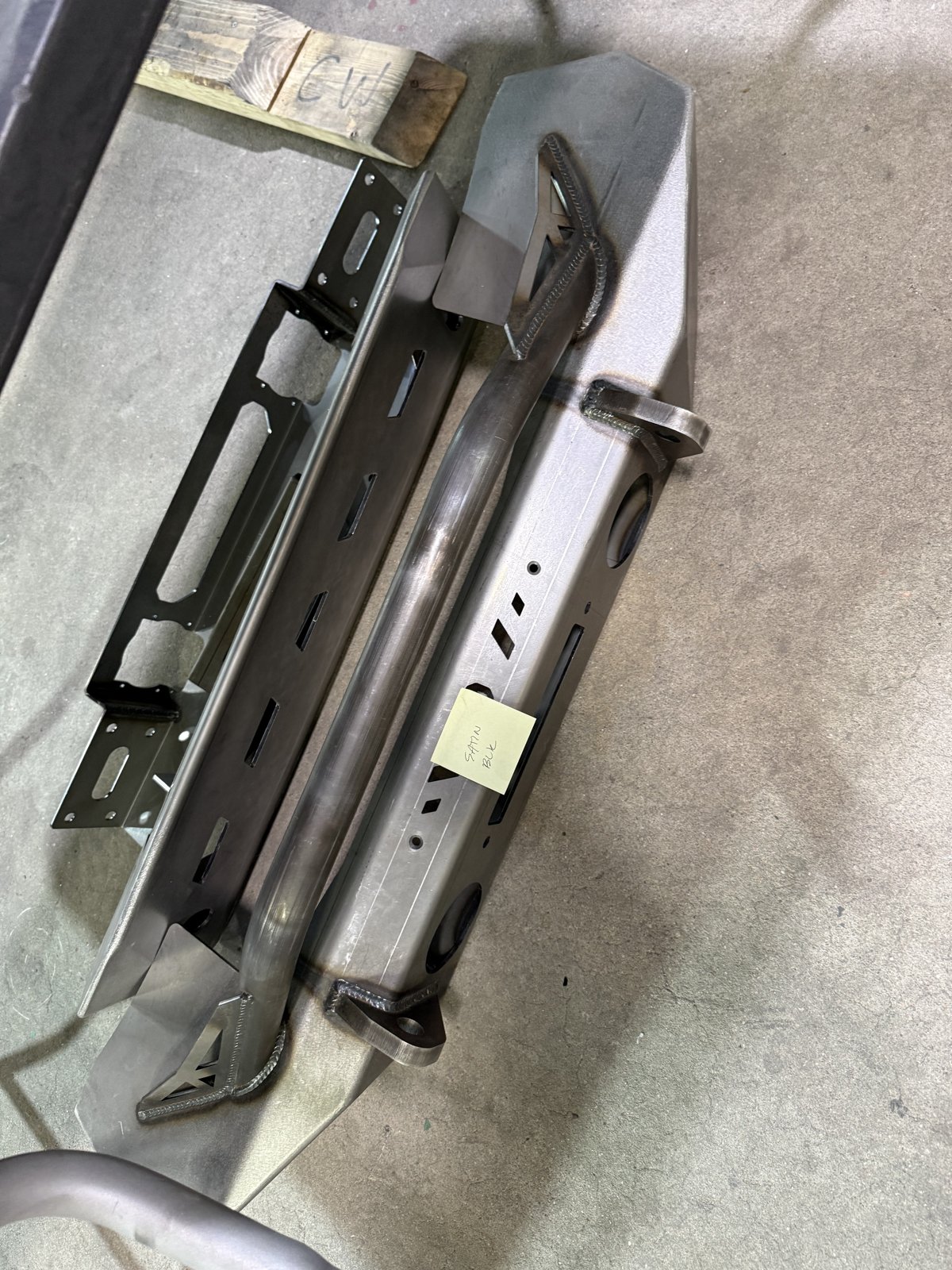 Off-road bumper before powder coating Denver