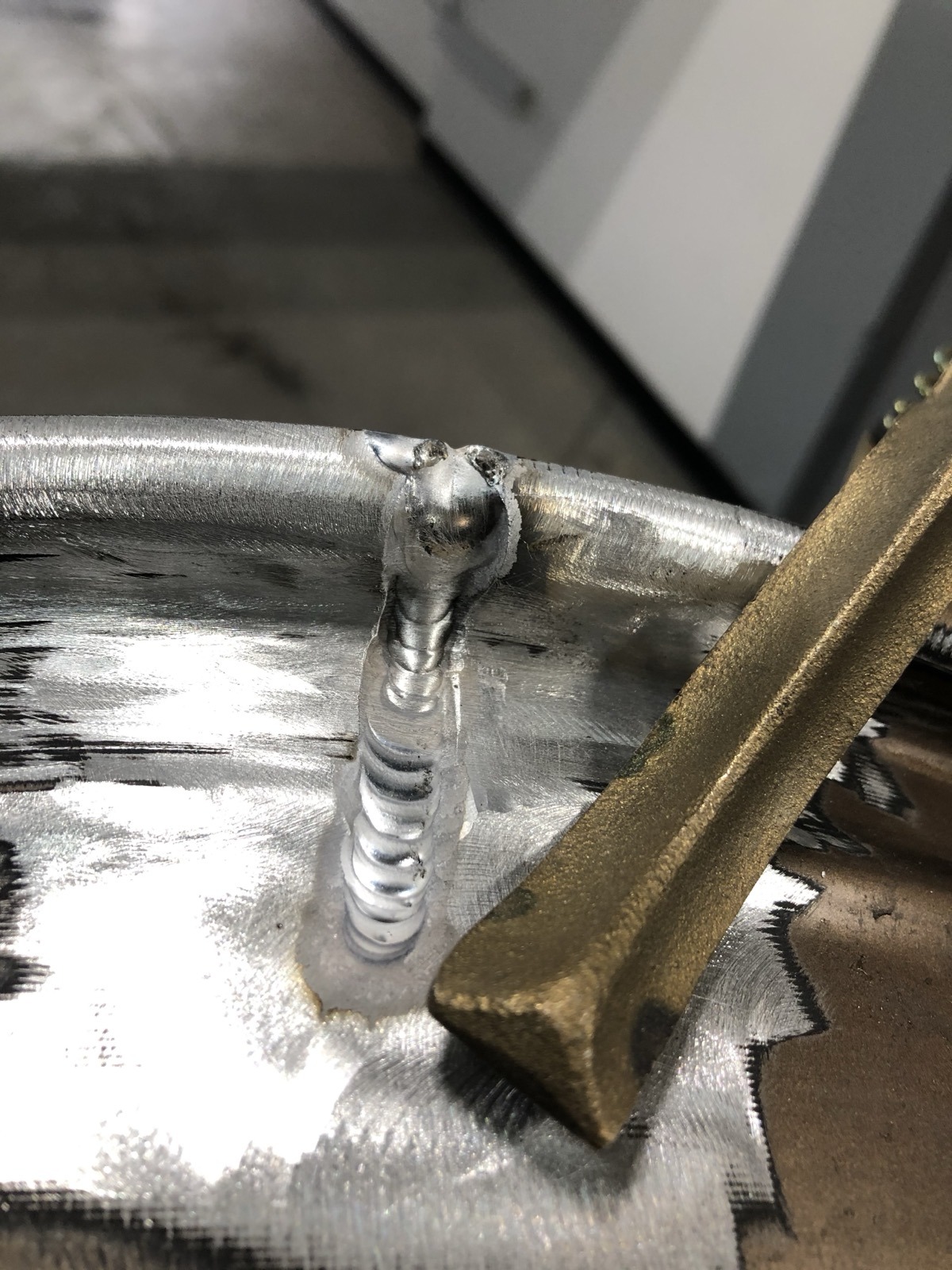TIG weld wheel crack repair Denver ColorWerks